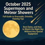 October 2025 Supermoon and Meteor Showers: Full Guide to Draconids, Orionids, Viewing Tips, Best Dates, and How to Watch the Night Sky Without Any Special Equipment